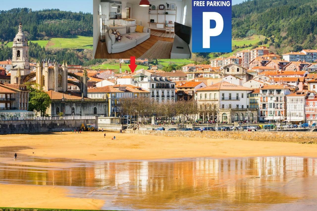 Elizape Con Ascensor Y Parking Gratis Lägenhet Lekeitio Exteriör bild